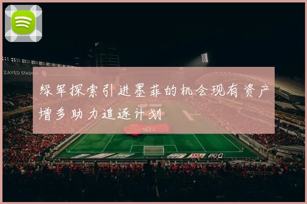 绿军探索引进墨菲的机会现有资产增多助力追逐计划